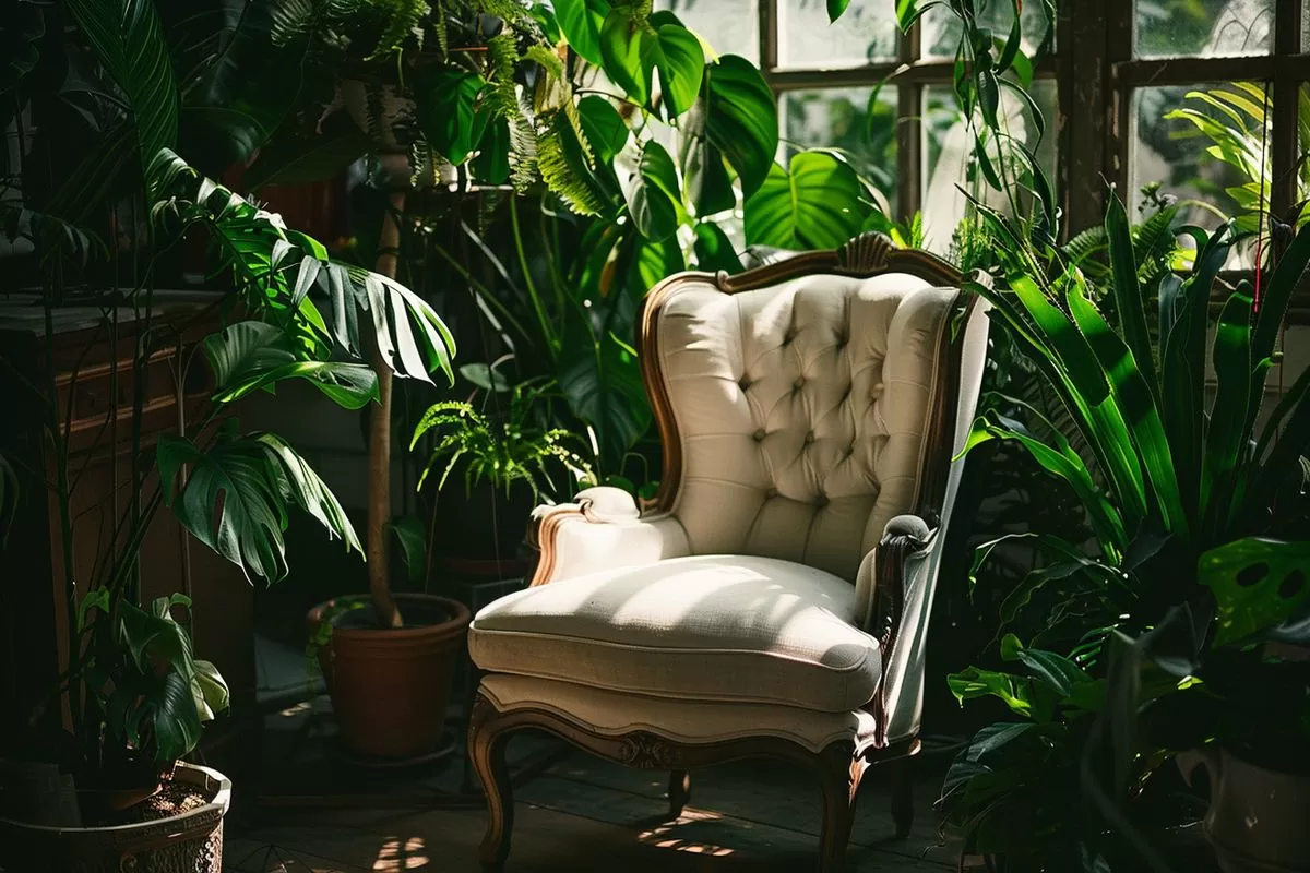 Comment créer un équilibre harmonieux entre plantes, design et objets vintage dans votre intérieur